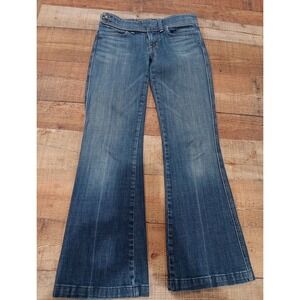 Blue Citizens Of Humanity Low Waist Flare Jeans Size 28 Denim 2436